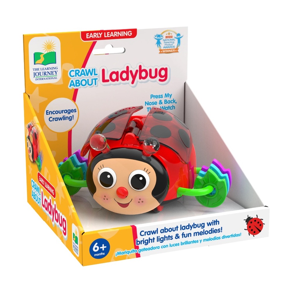 Early Learning Crawl About Ladybug Toy - Red